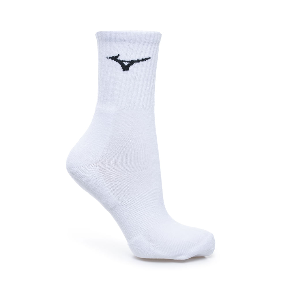 Mizuno Meia MIMTA51916-BCOPTO PRIME 39-44 BrancoPreto Algodao -3-